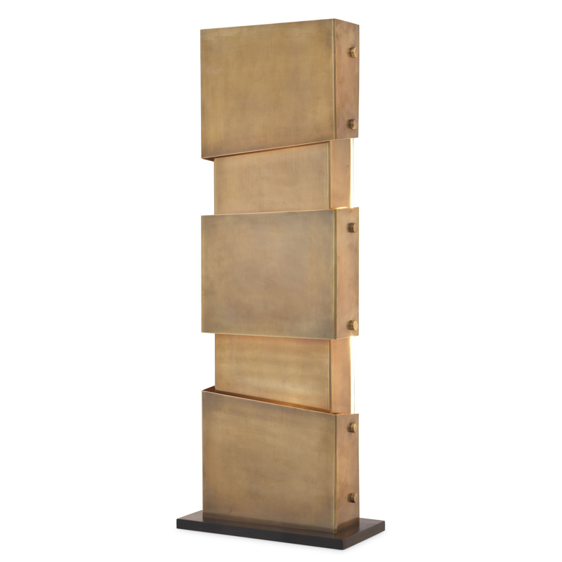 Настольная лампа Eichholtz Table Lamp Shadow Винтажная латунь Настольная лампа Eichholtz Table Lamp Shadow Винтажная латунь в Челябинске | Loft Concept