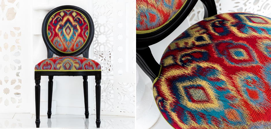 Стул Ikat Pattern Черный Стул Ikat Pattern Черный - Loft-Concept в Челябинске