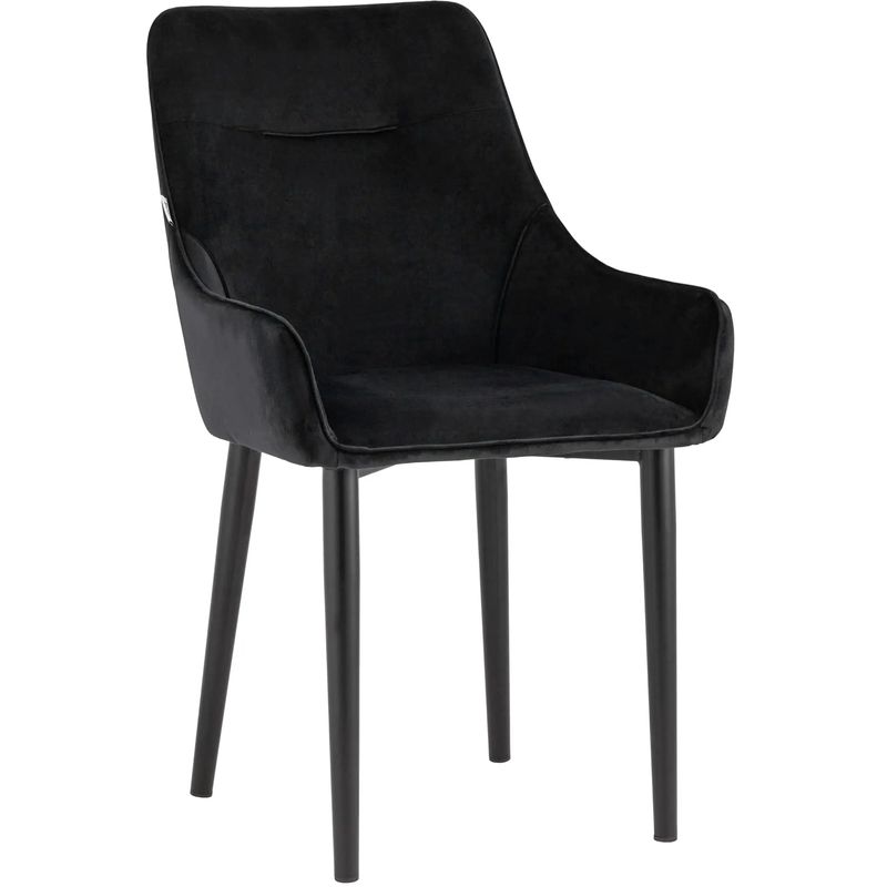 Стул Joan Chair Черный Велюр Черный Стул Joan Chair Черный Велюр Черный в Челябинске | Loft Concept