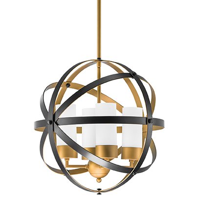 Люстра Olivier Frosted Gold Ball Черный Золотой Белый Люстра Olivier Frosted Gold Ball Черный Золотой Белый в Челябинске | Loft Concept