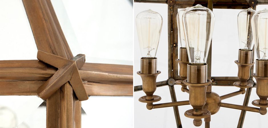 Люстра Lantern Owen Brass L - Loft-Concept в Челябинске