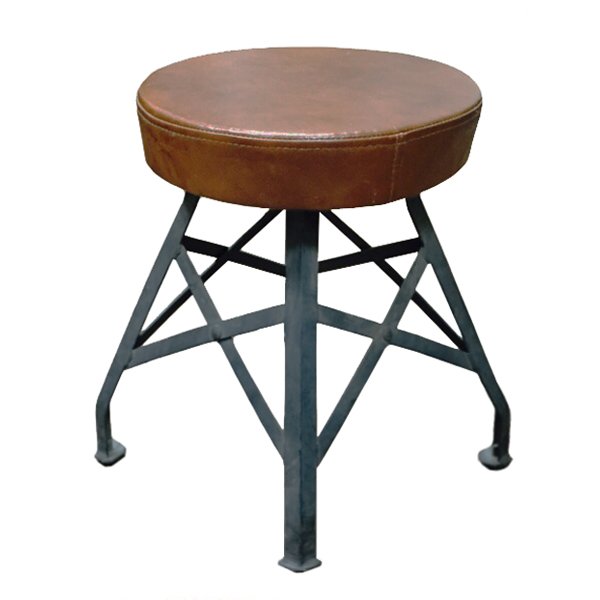 Барный стул Vintage Bar Chair Коричневый Черный Барный стул Vintage Bar Chair Коричневый Черный в Челябинске | Loft Concept