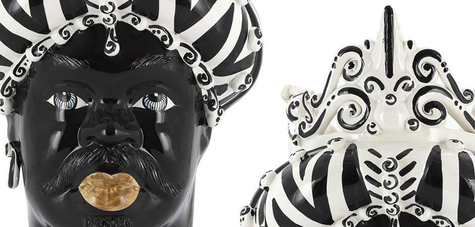 Ваза VASE MORO MAN MEDIUM zebra Ваза VASE MORO MAN MEDIUM zebra - Loft-Concept в Челябинске