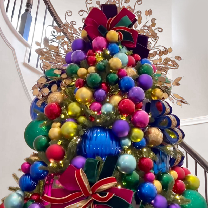 Дизайнерская Елка с Разноцветными шарами Christmas tree colorful balls Мульти Дизайнерская Елка с Разноцветными шарами Christmas tree colorful balls Мульти в Челябинске | Loft Concept