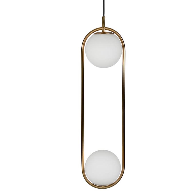 Подвесной светильник B.LUX C Ball double ball copper Белый Медь Подвесной светильник B.LUX C Ball double ball copper Белый Медь в Челябинске | Loft Concept