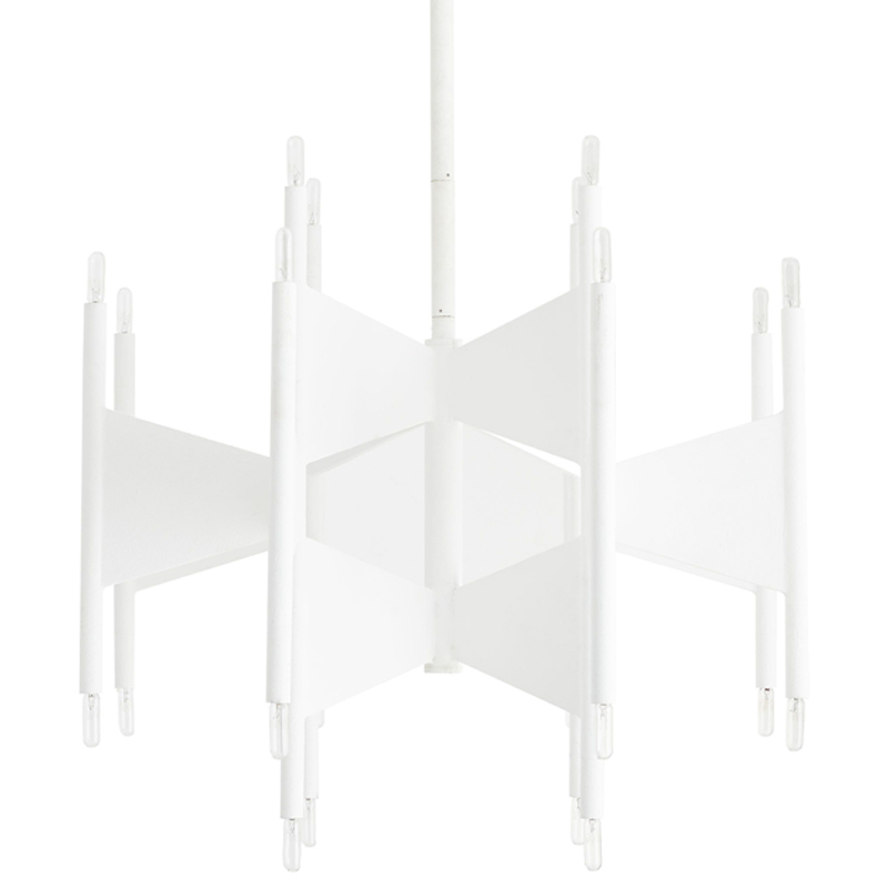 Люстра Arteriors DESKINS CHANDELIER Белый Люстра Arteriors DESKINS CHANDELIER Белый в Челябинске | Loft Concept