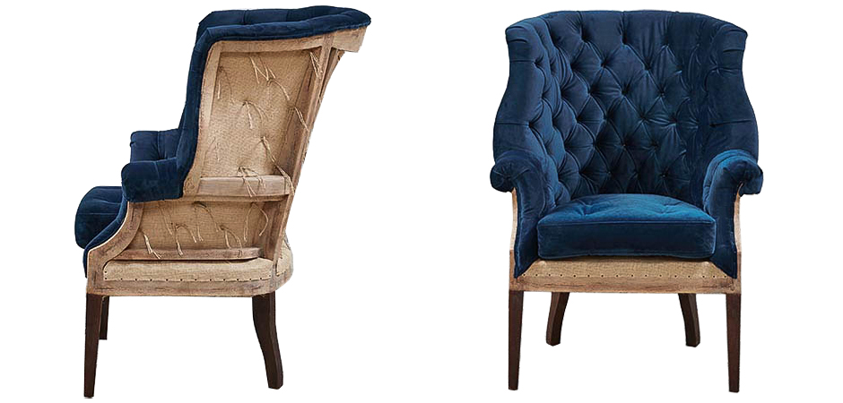 Кресло Gamilton Armchair Blue Кресло Gamilton Armchair Blue - Loft-Concept в Челябинске