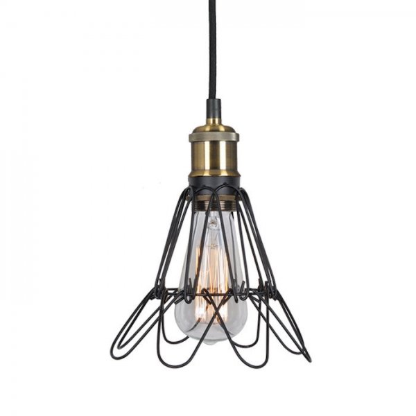 Подвесной светильник Cage Filament Pendant Подвесной светильник Cage Filament Pendant в Челябинске | Loft Concept
