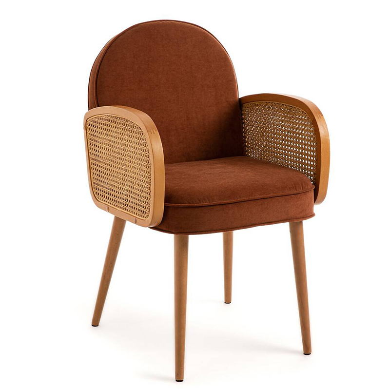 Стул Morten Wicker Terracotta Chair Терракотовый Стул Morten Wicker Terracotta Chair Терракотовый в Челябинске | Loft Concept