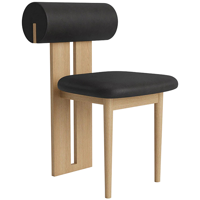 Стул Behemo Black Fabric Chair Древесина Черный Стул Behemo Black Fabric Chair Древесина Черный в Челябинске | Loft Concept