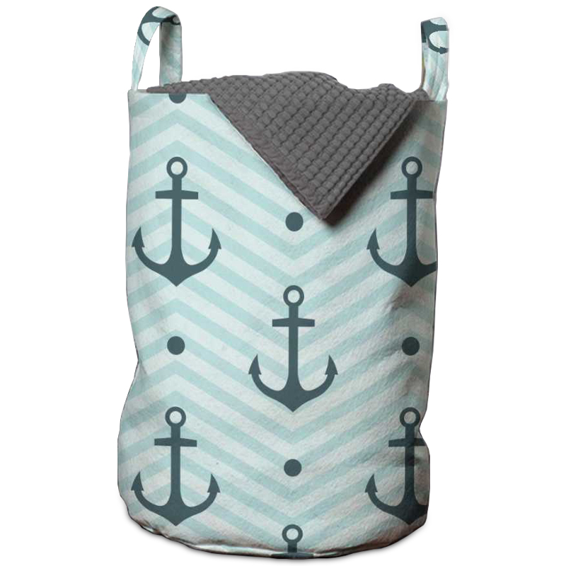 Корзина Anchors Basket Светло-голубой Бирюзовый Корзина Anchors Basket Светло-голубой Бирюзовый в Челябинске | Loft Concept