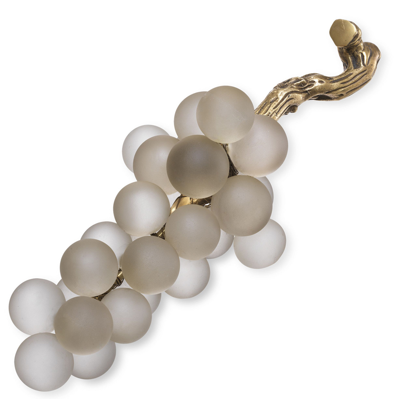 Аксессуар Eichholtz Object french grapes White Белое матовое стекло Винтажная латунь Аксессуар Eichholtz Object french grapes White Белое матовое стекло Винтажная латунь в Челябинске | Loft Concept