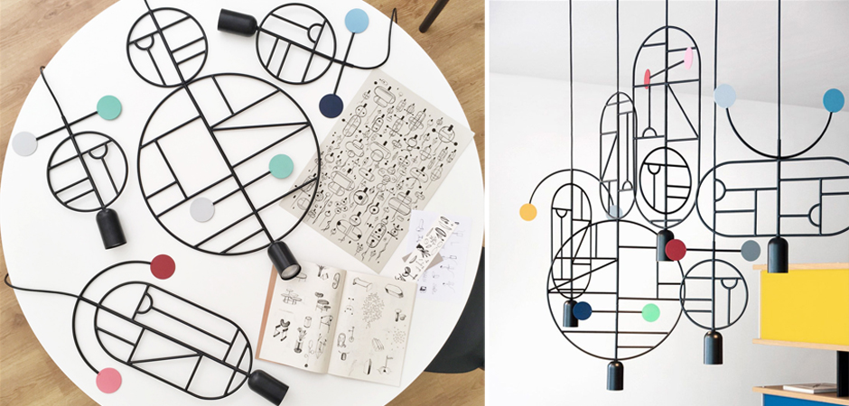 Подвесной Светильник Lines & Dots Home Adventures LD01 Подвесной Светильник Lines & Dots Home Adventures LD01 - Loft-Concept в Челябинске