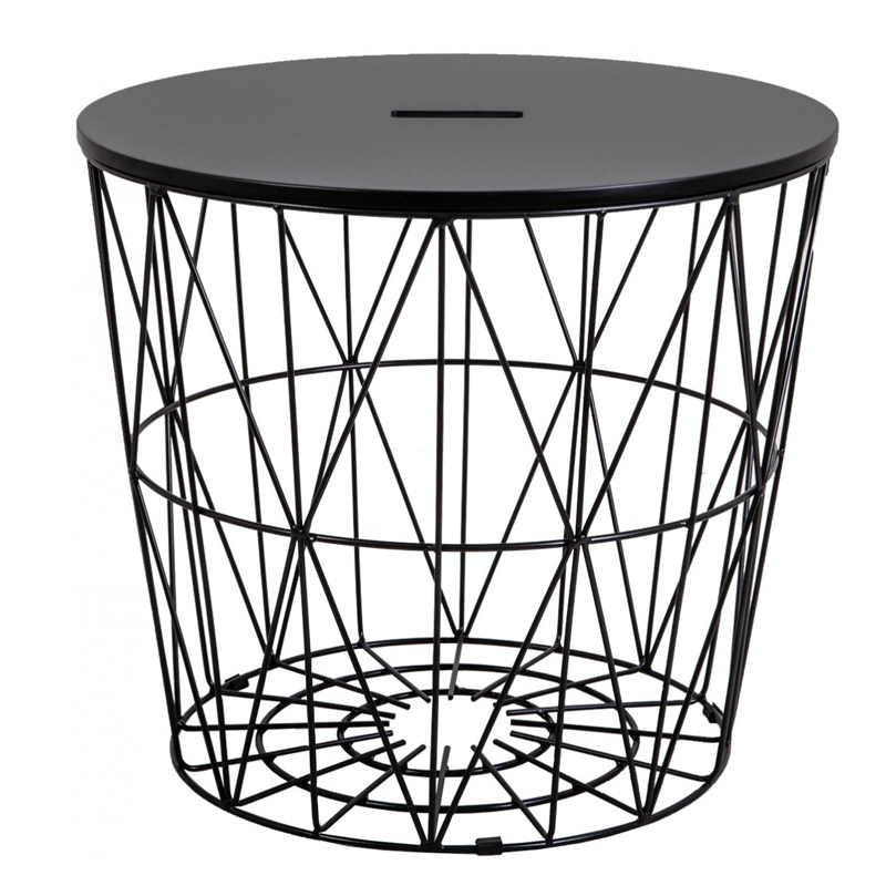 Приставной стол Cambria Side Table black Черный Приставной стол Cambria Side Table black Черный в Челябинске | Loft Concept