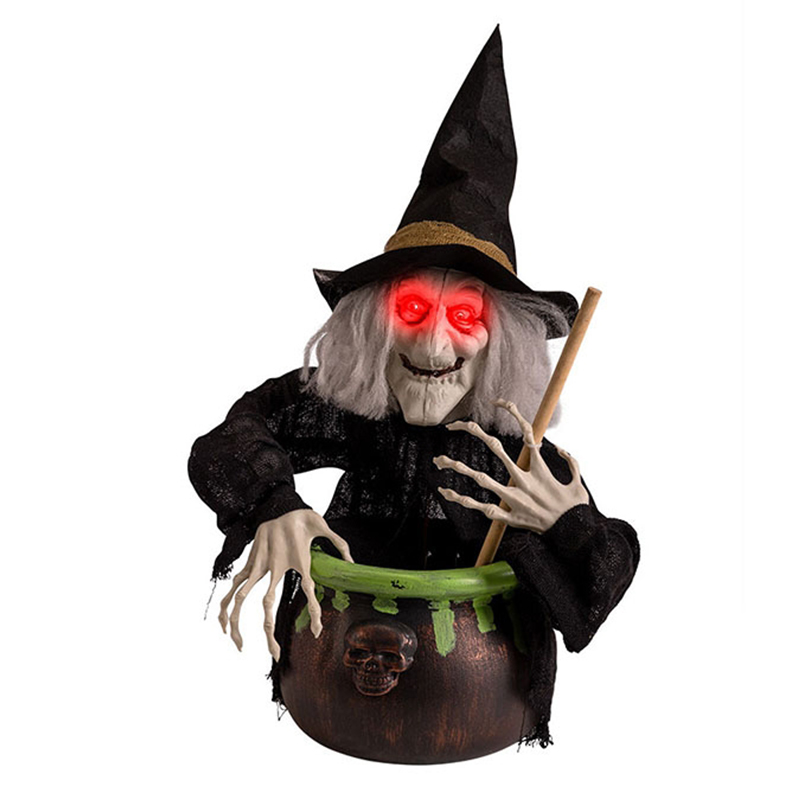 Статуэтка HALLOWEEN Witch and Cauldron Серый (Gray) Черный Зеленый Статуэтка HALLOWEEN Witch and Cauldron Серый (Gray) Черный Зеленый в Челябинске | Loft Concept