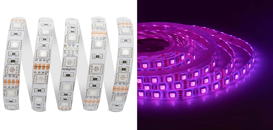 Светодиодная влагозащищенная лента 14,4W/m 60Led/m 5050SMD разноцветная 1M Светодиодная влагозащищенная лента 14,4W/m 60Led/m 5050SMD разноцветная 1M - Loft-Concept в Челябинске