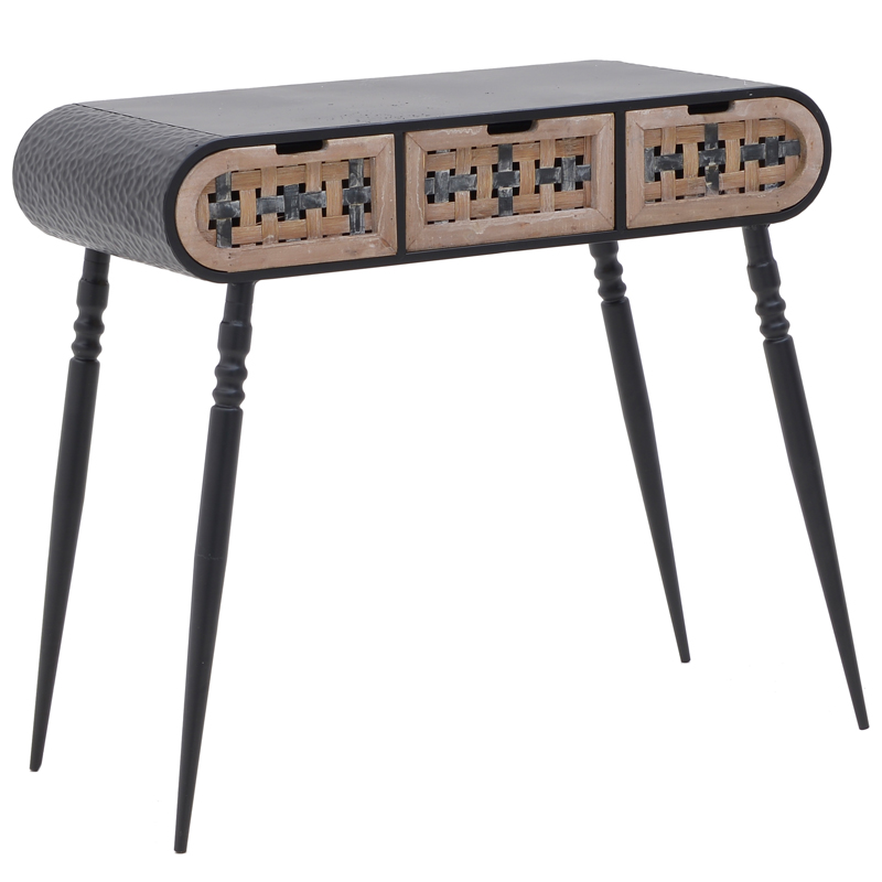 Консоль Fidelia Console Черный Бежево-серый Консоль Fidelia Console Черный Бежево-серый в Челябинске | Loft Concept