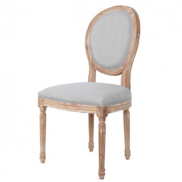 Стул French chairs Provence Light grey Chair Серый Бежевый Стул French chairs Provence Light grey Chair Серый Бежевый в Челябинске | Loft Concept