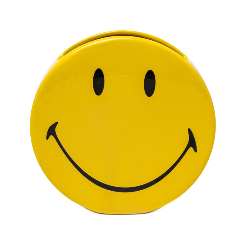 Ваза Seletti Smiley Желтый Черный Ваза Seletti Smiley Желтый Черный в Челябинске | Loft Concept