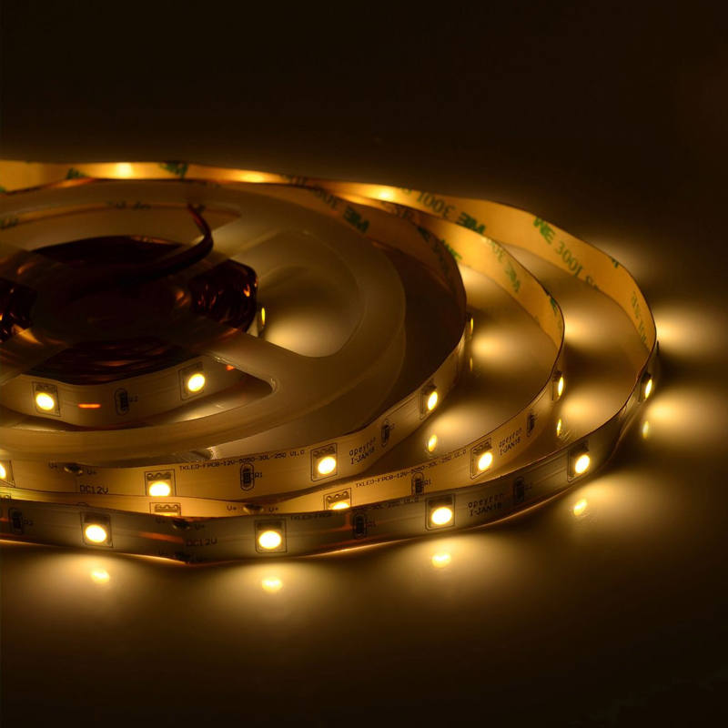 Светодиодная лента 7,2W/m 30LED/m 5050SMD теплый белый Белый Светодиодная лента 7,2W/m 30LED/m 5050SMD теплый белый Белый в Челябинске | Loft Concept