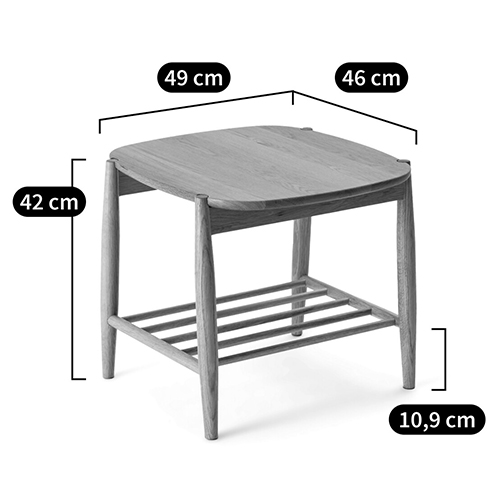 Приставной стол из массива дуба Reyer Side Table Приставной стол из массива дуба Reyer Side Table в Челябинске