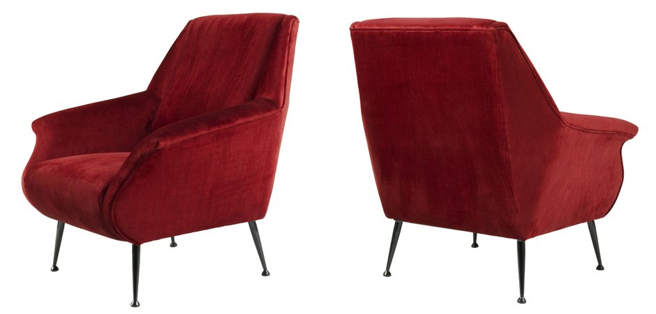 Кресло Eichholtz Chair Trezzo Red Кресло Eichholtz Chair Trezzo Red - Loft-Concept в Челябинске