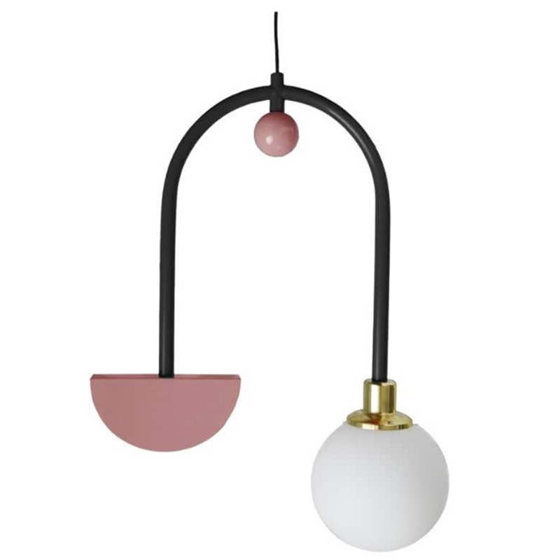 Дизайнерский Светильник Pink Space II Ceiling Lamp by Dovain Studio Белый Розовый Черный Дизайнерский Светильник Pink Space II Ceiling Lamp by Dovain Studio Белый Розовый Черный в Челябинске | Loft Concept