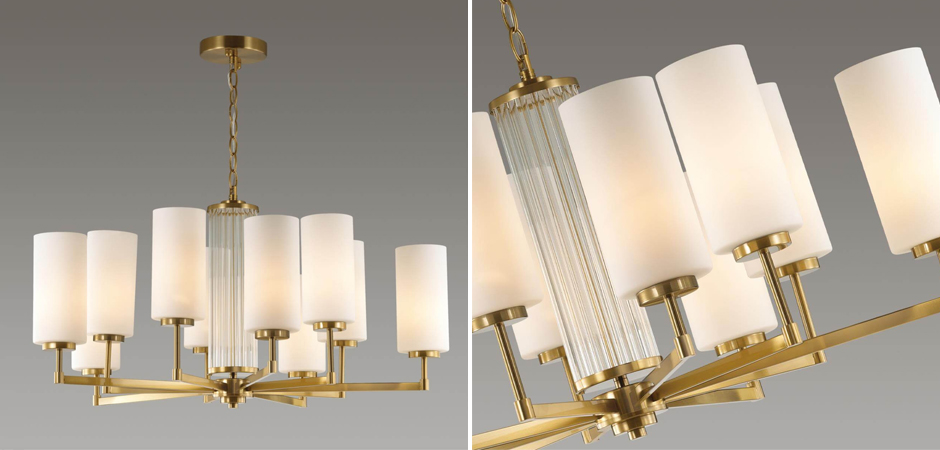 Люстра Pillars на 10 ламп - Loft-Concept в Челябинске