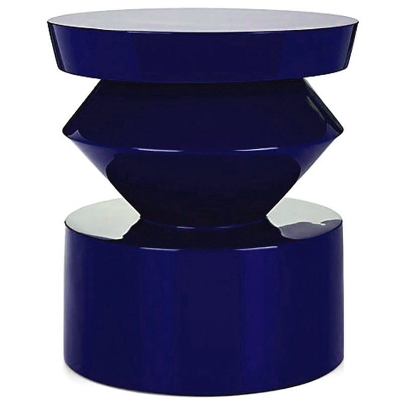 Приставной столик UMA SIDE TABLE Blue Синий Приставной столик UMA SIDE TABLE Blue Синий в Челябинске | Loft Concept