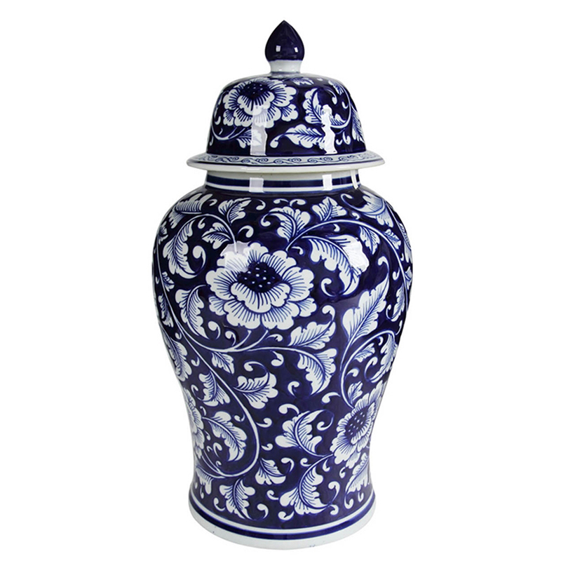 Ваза Celia Vase Белый Синий Ваза Celia Vase Белый Синий в Челябинске | Loft Concept