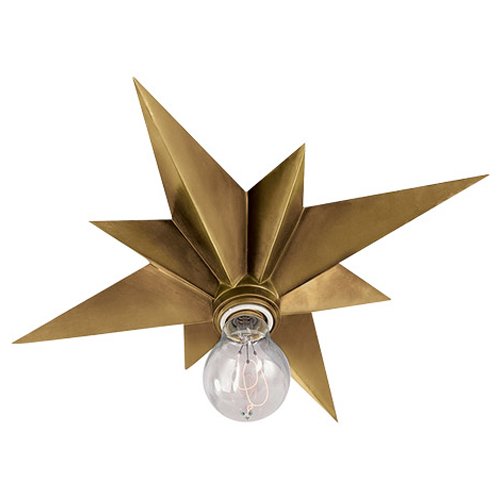 Потолочный светильник Star Ceiling Mount brass Латунь Потолочный светильник Star Ceiling Mount brass Латунь в Челябинске | Loft Concept