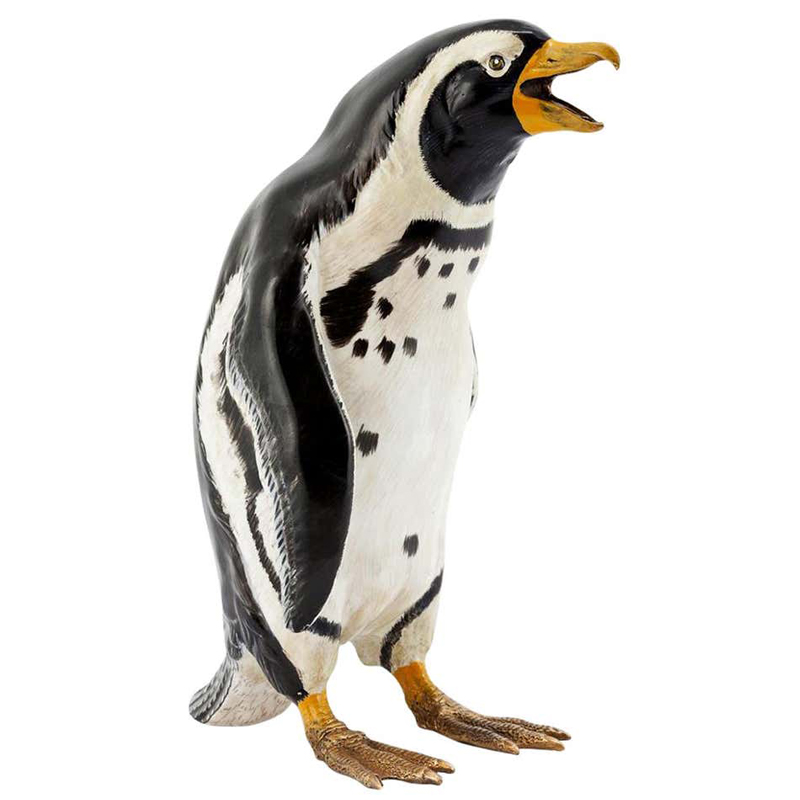 Аксессуар Pingouin Sculpture Черно-белый Латунь Аксессуар Pingouin Sculpture Черно-белый Латунь в Челябинске | Loft Concept