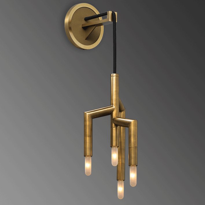 Бра Jonathan Browning - RAMEAU Wall Lamp Латунь Бра Jonathan Browning - RAMEAU Wall Lamp Латунь в Челябинске | Loft Concept