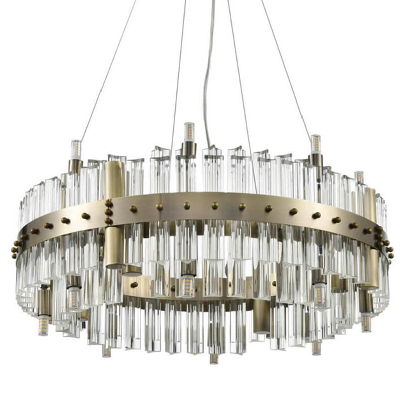 Люстра Saturno Not Baroncelli Bronze Chandelier Бронза Прозрачный (Transparent) Люстра Saturno Not Baroncelli Bronze Chandelier Бронза Прозрачный (Transparent) в Челябинске | Loft Concept