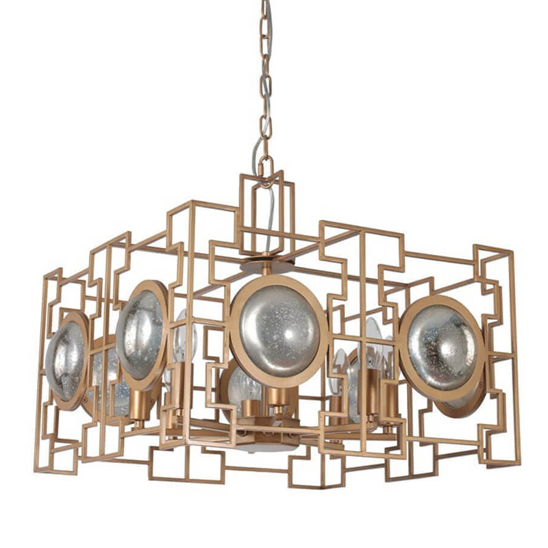 Люстра Ulisses Chandelier Золотой Люстра Ulisses Chandelier Золотой в Челябинске | Loft Concept