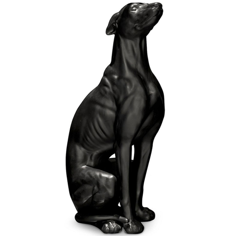 Статуэтка Abhika Greyhound Bisc. Black Черный Статуэтка Abhika Greyhound Bisc. Black Черный в Челябинске | Loft Concept