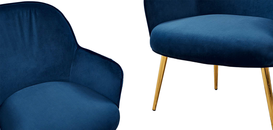 Кресло Waldeck Chair Blue Кресло Waldeck Chair Blue - Loft-Concept в Челябинске