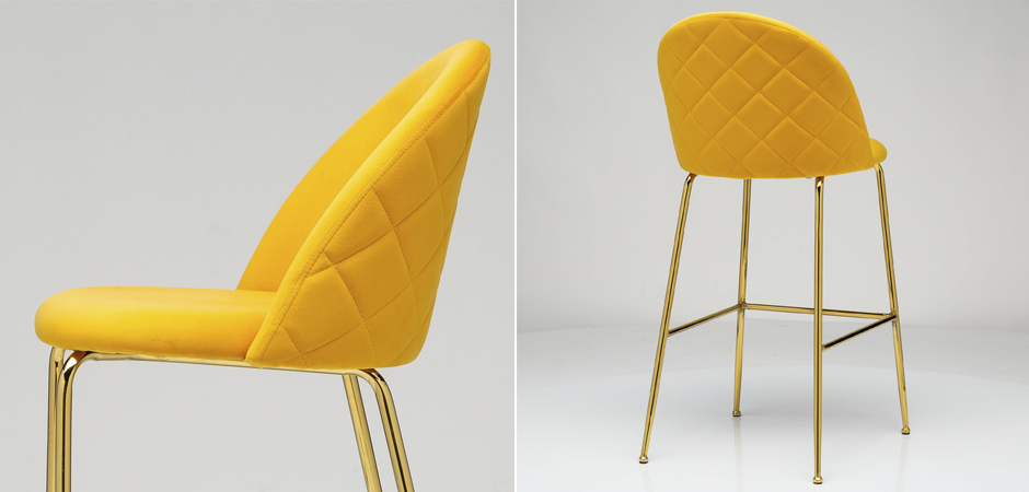 Барный стул Vendramin Bar Stool yellow Барный стул Vendramin Bar Stool yellow - Loft-Concept в Челябинске
