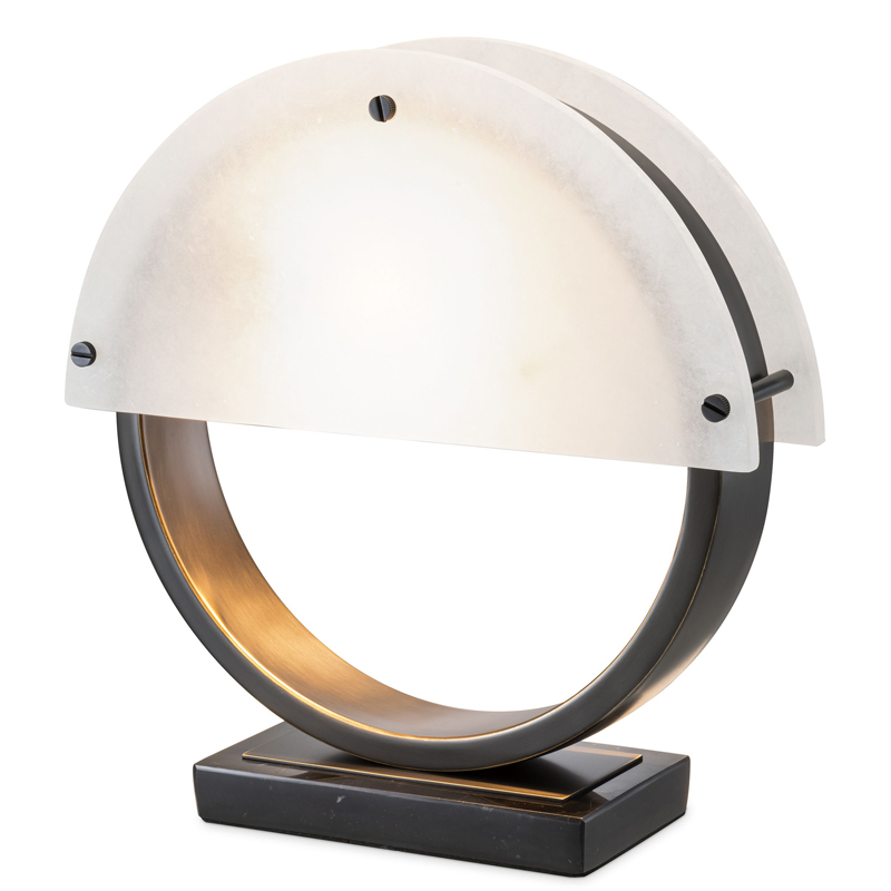 Настольная лампа Eichholtz Table Lamp Essence Темная бронза Белый Настольная лампа Eichholtz Table Lamp Essence Темная бронза Белый в Челябинске | Loft Concept