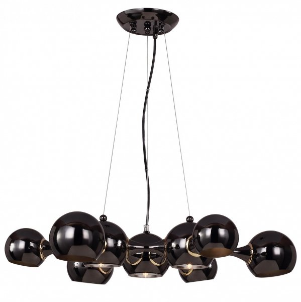 Люстра Chemical Light Chandelier 9 Black Черный Люстра Chemical Light Chandelier 9 Black Черный в Челябинске | Loft Concept