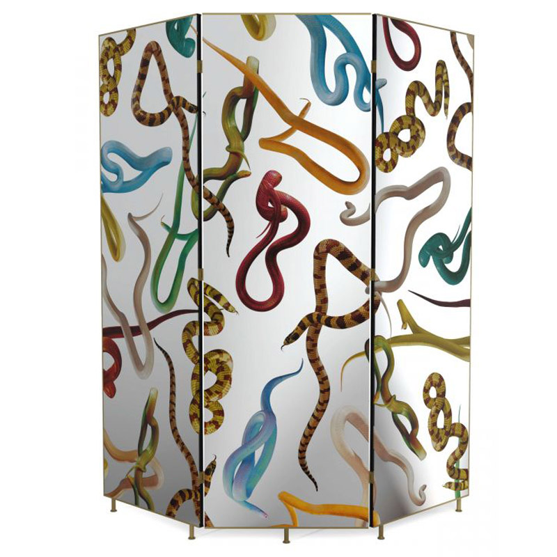 Ширма Seletti Screen Snakes Мульти Золотой Шампань Ширма Seletti Screen Snakes Мульти Золотой Шампань в Челябинске | Loft Concept