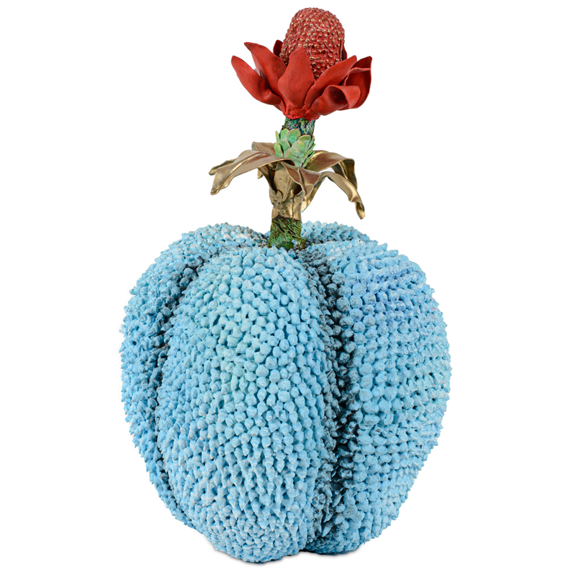 Статуэтка тропический фрукт Tropical Fruit blue Голубой Красный Зеленый шалфей Статуэтка тропический фрукт Tropical Fruit blue Голубой Красный Зеленый шалфей в Челябинске | Loft Concept