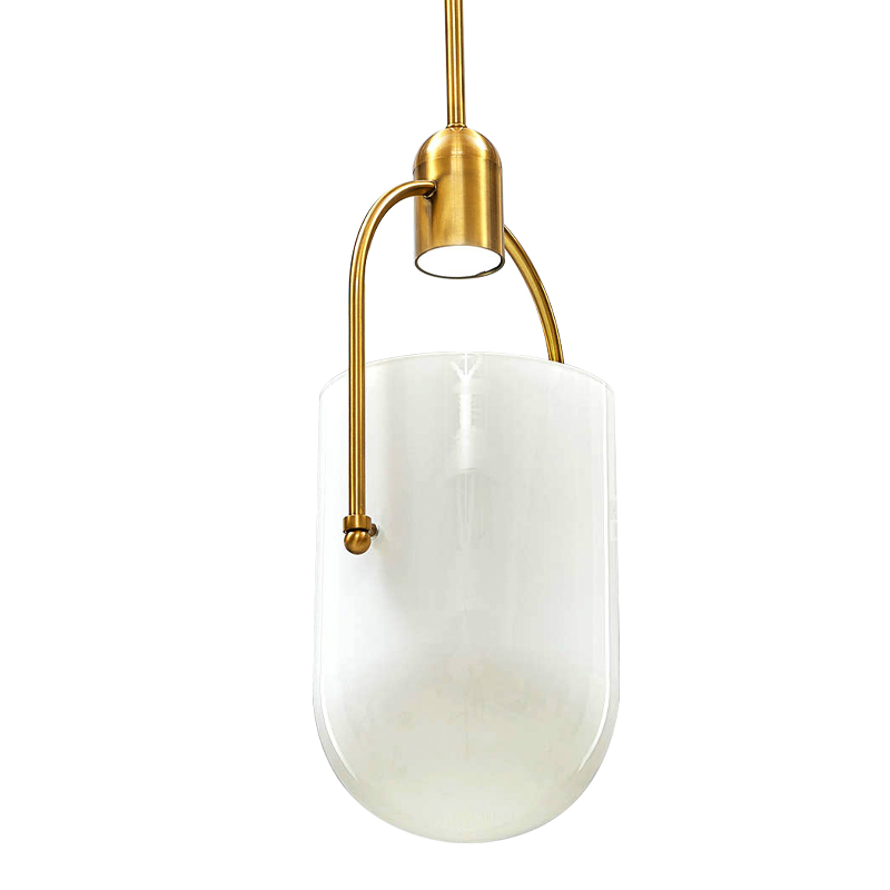 Подвесной светильник Allied Maker Hanging Lamp Золотой Белый Подвесной светильник Allied Maker Hanging Lamp Золотой Белый в Челябинске | Loft Concept