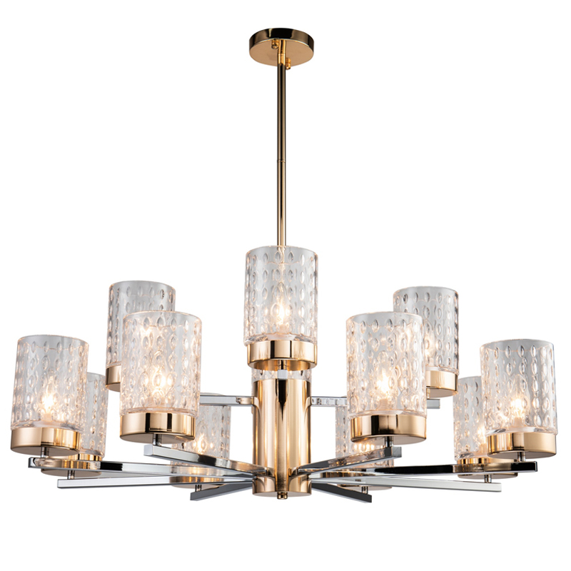 Люстра Didian Chandelier 95 Глянцевое золото Хром Прозрачный Люстра Didian Chandelier 95 Глянцевое золото Хром Прозрачный в Челябинске | Loft Concept
