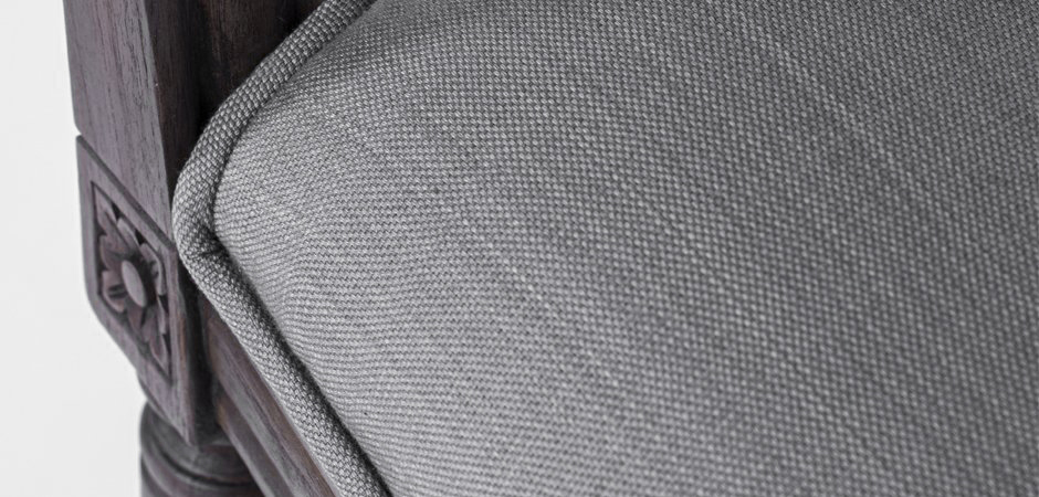 Барный стул JACOB bar stool Gray Linen - фото №1