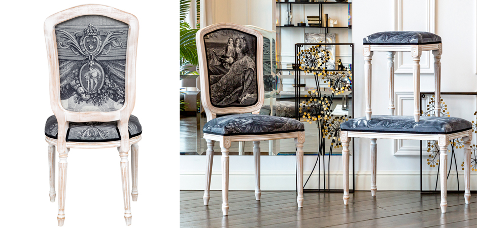 Стул Louvre Palace Stool - фото №1