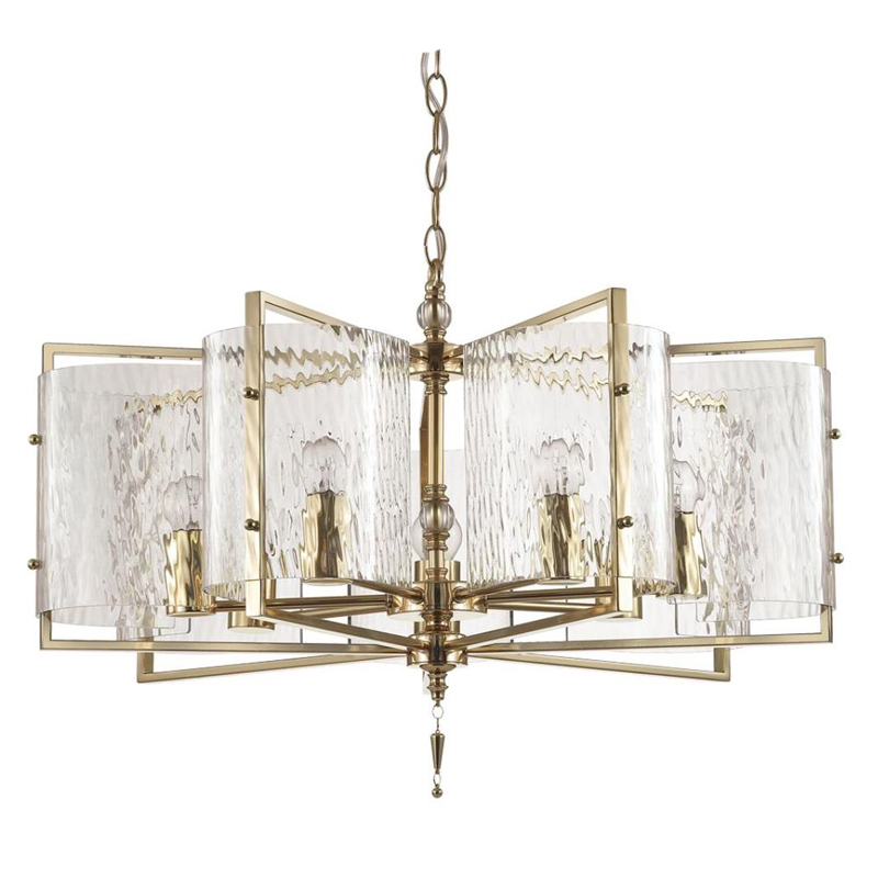 Люстра Karissa Gold Chandelier 65 Глянцевое золото Прозрачный (Transparent) Люстра Karissa Gold Chandelier 65 Глянцевое золото Прозрачный (Transparent) в Челябинске | Loft Concept