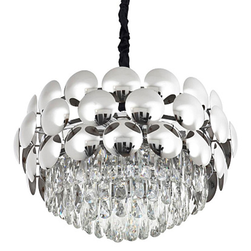 Люстра Egeskov Chrome с Хрустальным Плафоном Хром Люстра Egeskov Chrome с Хрустальным Плафоном Хром в Челябинске | Loft Concept
