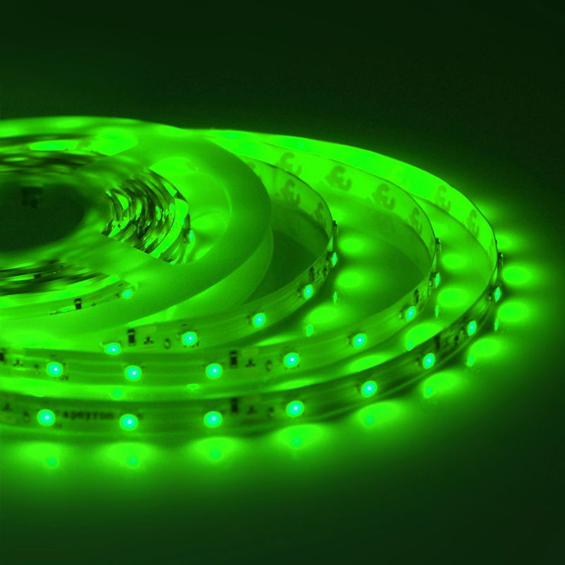 Светодиодная влагозащищенная лента 4,8W/m 60LED/m 3528SMD зеленый 5M Белый Светодиодная влагозащищенная лента 4,8W/m 60LED/m 3528SMD зеленый 5M Белый в Челябинске | Loft Concept