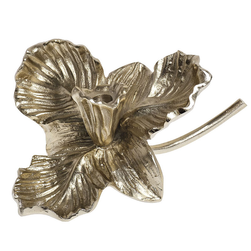 Подсвечник Candlestick Orchid Золотой Шампань Подсвечник Candlestick Orchid Золотой Шампань в Челябинске | Loft Concept